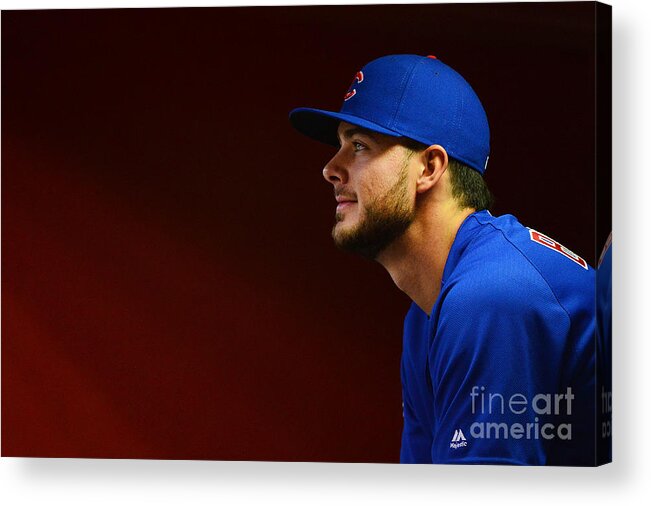 People Acrylic Print featuring the photograph Kris Bryant by Jennifer Stewart