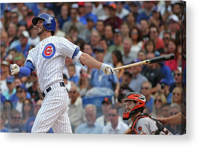 People Acrylic Print featuring the photograph Kris Bryant by Jonathan Daniel