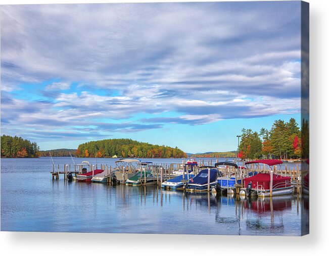 Lake Winnipesaukee New Hampshire Acrylic Print featuring the photograph Lake Winnipesaukee by Juergen Roth