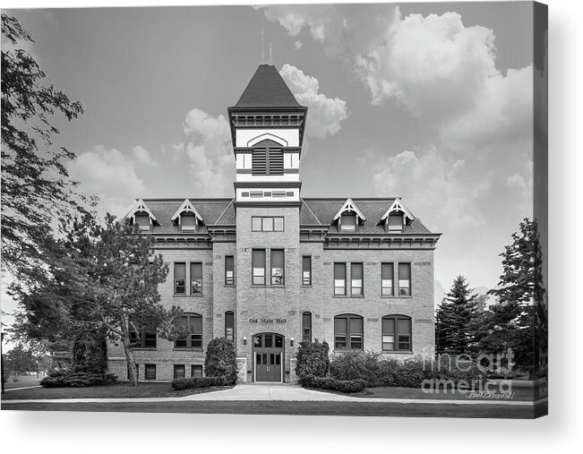 Lakeland College Acrylic Print featuring the photograph Lakeland College Old Main Hall by University Icons