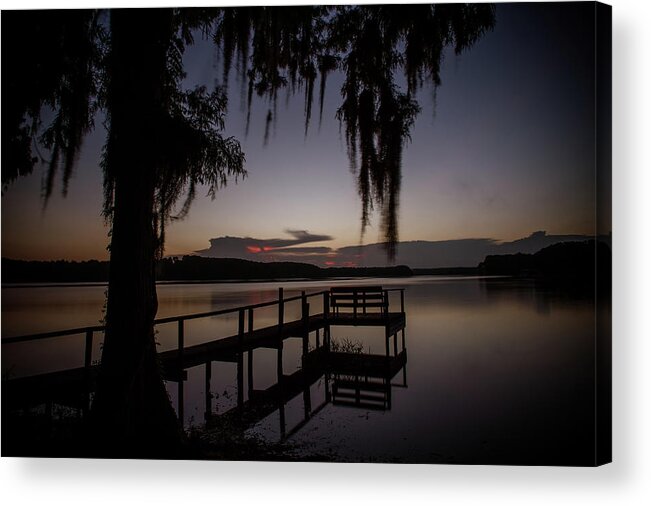 Lake Acrylic Print featuring the photograph Lakeside Sunrise by Joe Leone