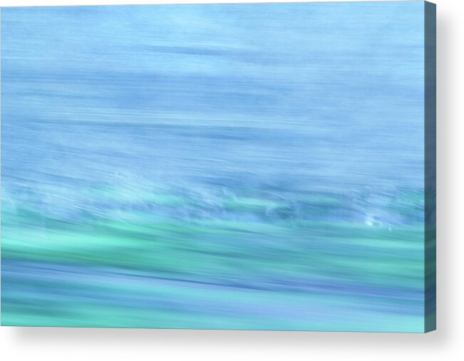 California Acrylic Print featuring the photograph Landwater Abstractions I by Denise Dethlefsen