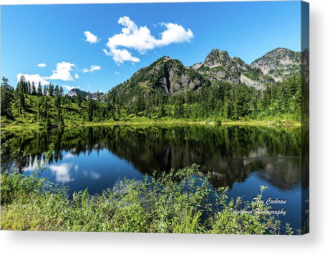 Late Spring Peaks Acrylic Print featuring the photograph Late Spring Peaks by Tom Cochran