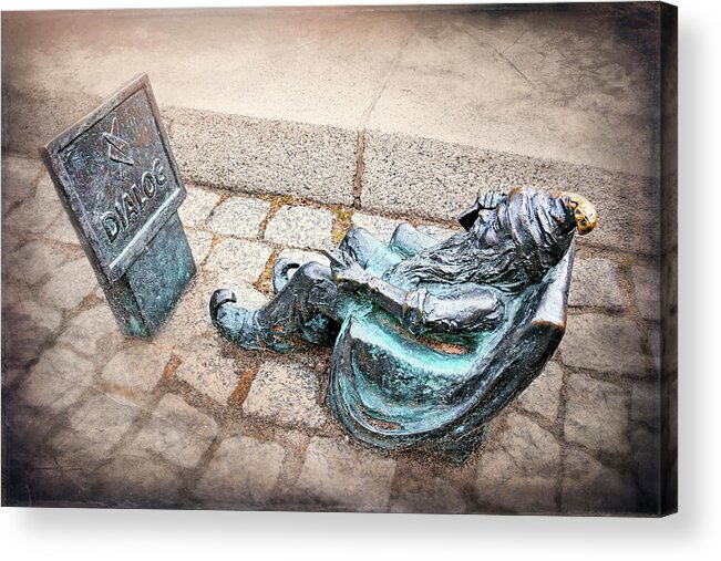 Wroclaw Acrylic Print featuring the photograph Leisure Time in Wroclaw Poland by Carol Japp