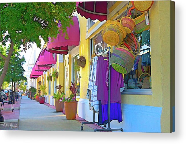Shop Acrylic Print featuring the photograph Let's Go Shopping by Alison Belsan Horton