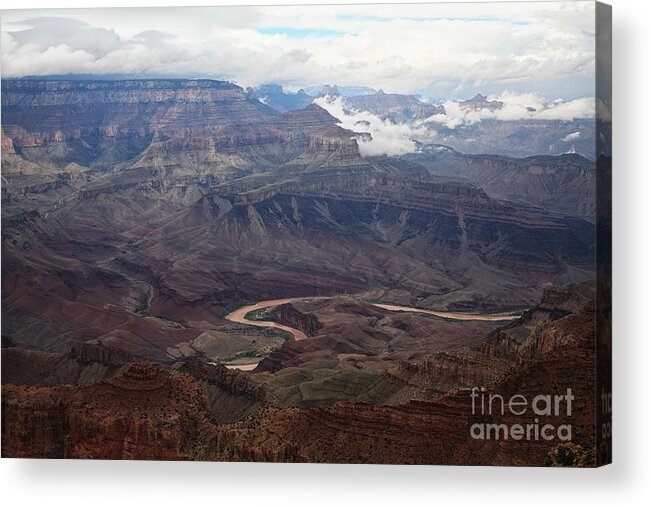 Lipan Point Acrylic Print featuring the photograph Lipan Point by Timothy Johnson