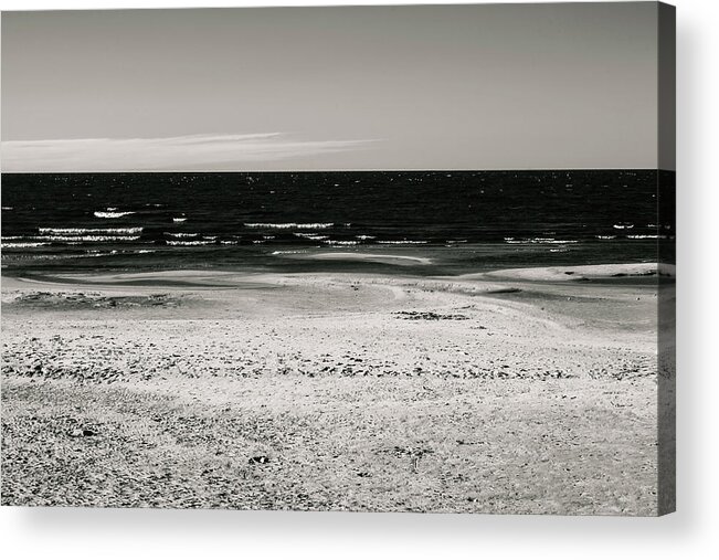 Beach Acrylic Print featuring the photograph Lonely beach by Maria Dimitrova