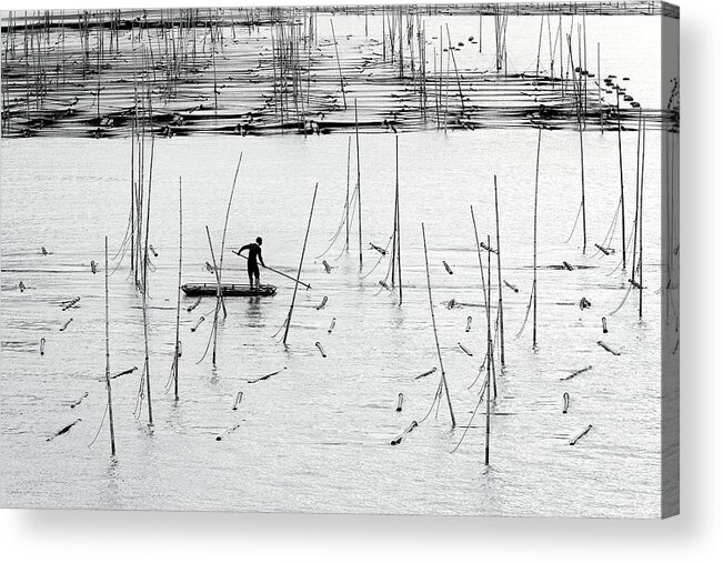 Yancho Sabev Photography Acrylic Print featuring the photograph Lonesome Silence by Yancho Sabev Art