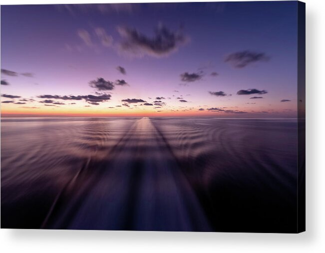 Twilight Acrylic Print featuring the photograph Looking Back by William Dickman