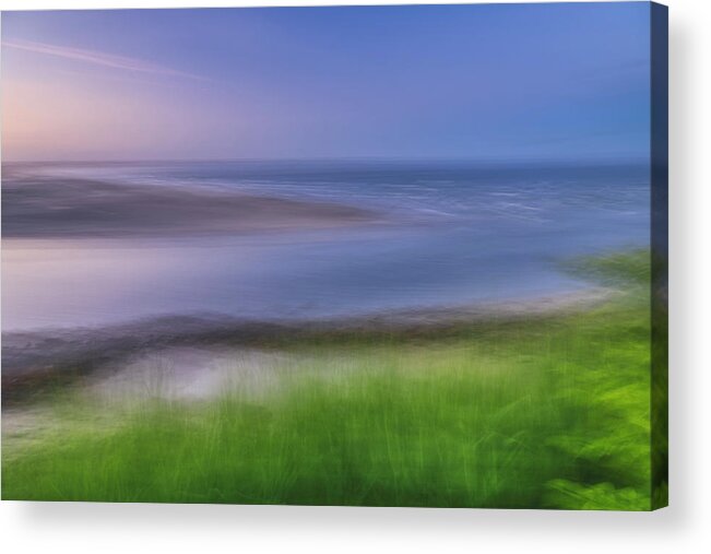 Low Tide Acrylic Print featuring the photograph Low Tide by Penny Polakoff