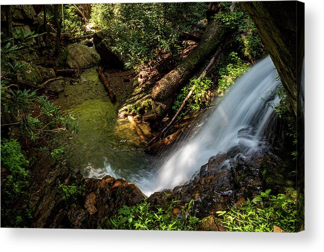Blue Hole Acrylic Print featuring the photograph Lower Blue Hole by Cynthia Clark
