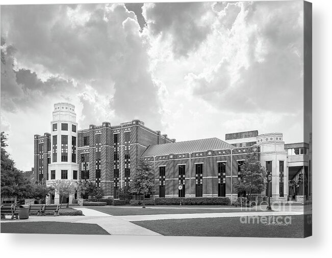 Loyola University Acrylic Print featuring the photograph Loyola University New Orleans Miller Hall and Monroe Library by University Icons