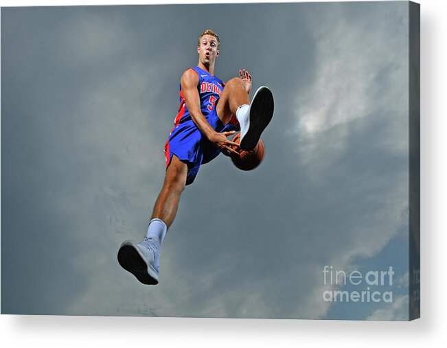 Nba Pro Basketball Acrylic Print featuring the photograph Luke Kennard by Jesse D. Garrabrant