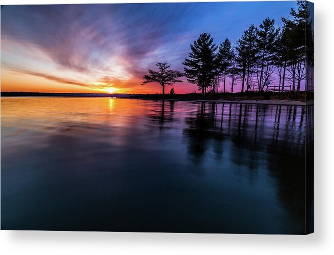 Sunrise Acrylic Print featuring the photograph Magical Beginnings by Joe Holley