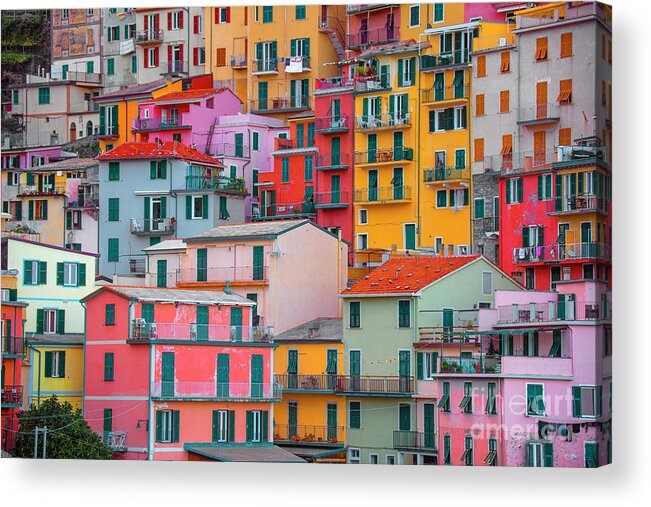 Marco Crupi Acrylic Print featuring the photograph Manarola flair by Marco Crupi