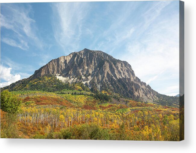 Marcellina Acrylic Print featuring the photograph Marcellina Mountain by Aaron Spong