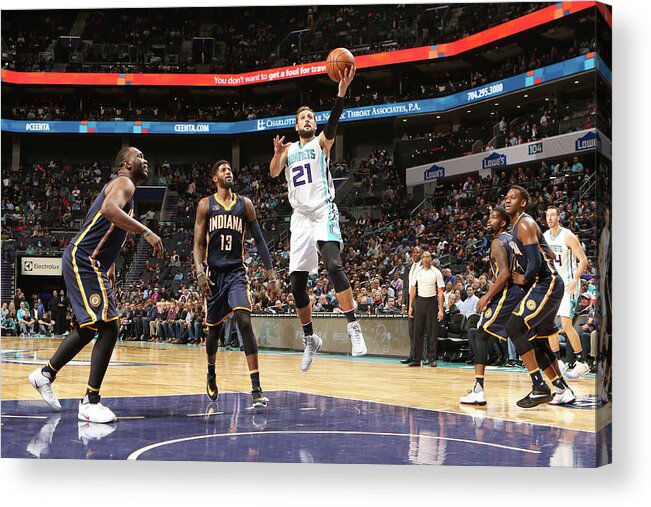 Marco Belinelli Acrylic Print featuring the photograph Marco Belinelli by Brock Williams-smith