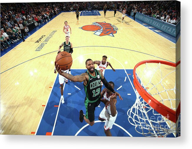 Nba Pro Basketball Acrylic Print featuring the photograph Marcus Morris by Nathaniel S. Butler