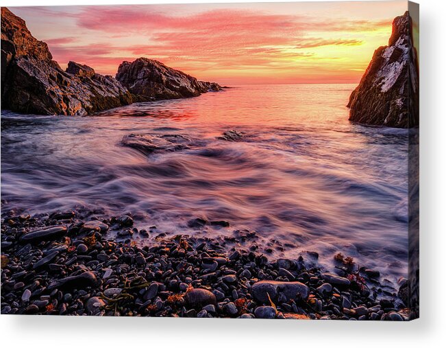 New Hampshire Acrylic Print featuring the photograph Marginal Ways by Jeff Sinon