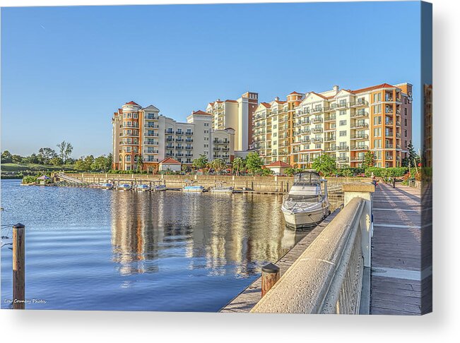 Hotel Acrylic Print featuring the photograph Marina Inn at Grande Dunes by Mike Covington