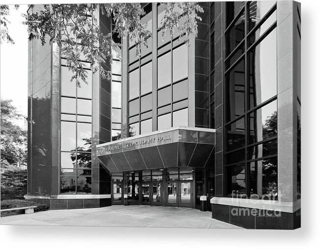 Marquette University Acrylic Print featuring the photograph Marquette University Cudahy Hall by University Icons