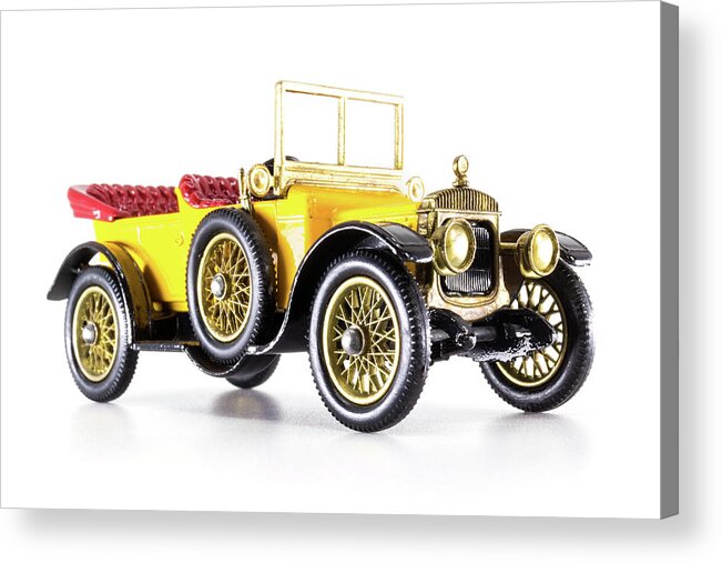 Daimler Type A12 Acrylic Print featuring the photograph Matchbox Models of Yesteryear Y-13 Daimler Type A12 1911 by Viktor Wallon-Hars
