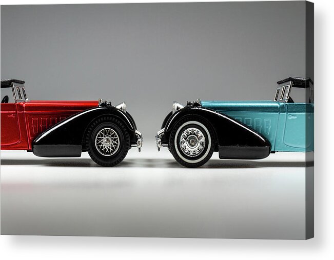 Hispano Suiza Acrylic Print featuring the photograph Matchbox Models of Yesteryear Y-17 Hispano Suiza 1938 by Viktor Wallon-Hars