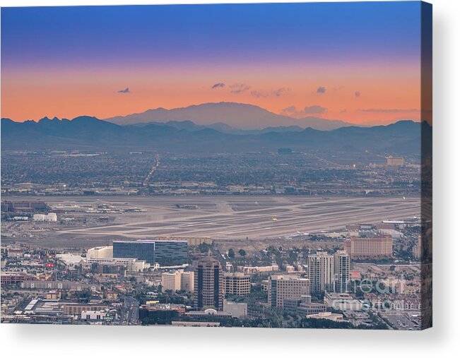 Mccarran Acrylic Print featuring the photograph McCarran airport Las Vegas by Darrell Foster