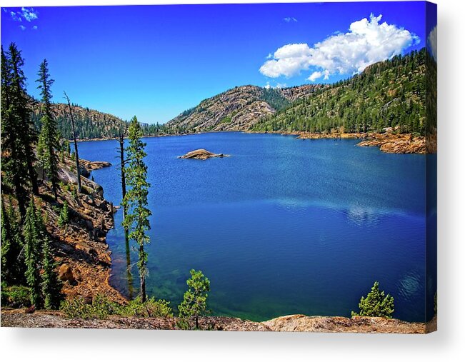 Beautiful Acrylic Print featuring the photograph Meadow Lake View by David Desautel