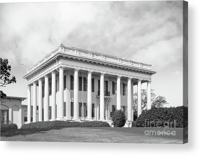 Mercer University School Of Law Acrylic Print featuring the photograph Mercer University Law School Woodruff House by University Icons