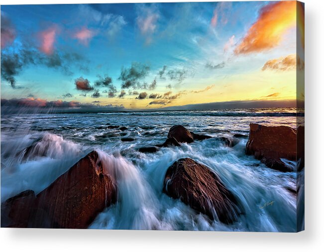 Waves Acrylic Print featuring the photograph Mesmerizing by Dan McGeorge