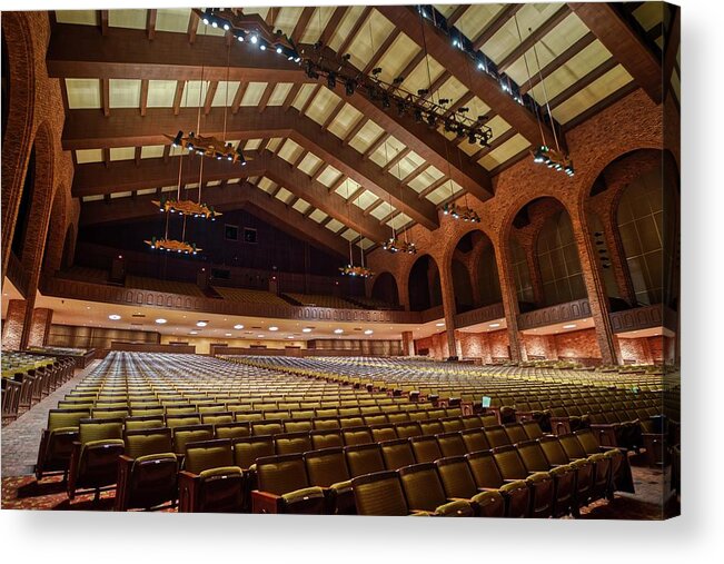 Founders Hall Acrylic Print featuring the photograph MHS Founders Hall Auditorium by Mark Dodd