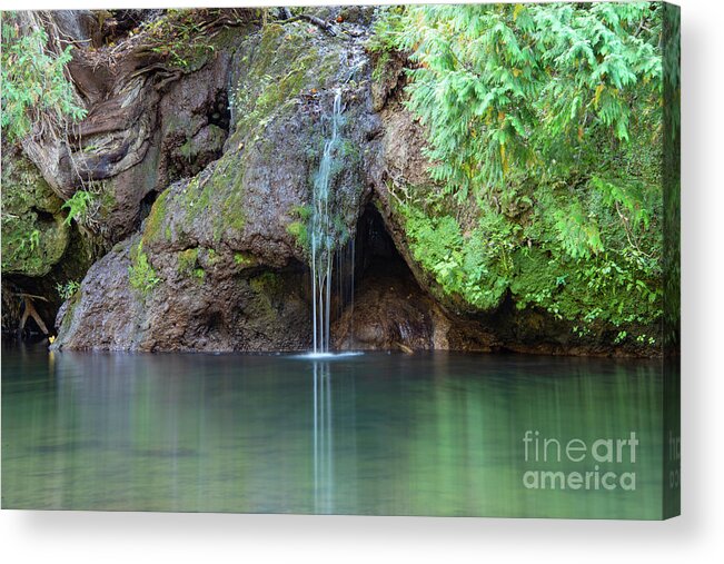John Bryan State Park Acrylic Print featuring the photograph Miami River Falls by Bob Phillips