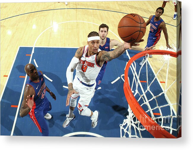Michael Beasley Acrylic Print featuring the photograph Michael Beasley by Nathaniel S. Butler