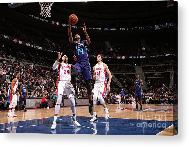 Nba Pro Basketball Acrylic Print featuring the photograph Michael Kidd-gilchrist by Brian Sevald