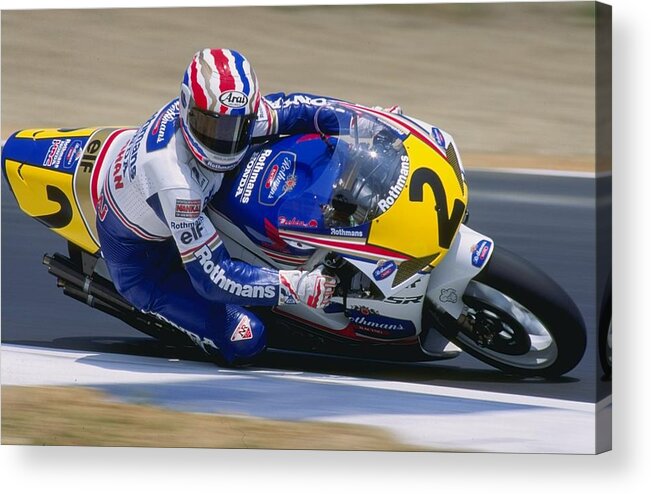 Motorcycle Racing Acrylic Print featuring the photograph Mick Doohan by Chris Cole