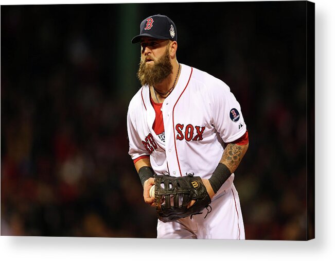 Game Two Acrylic Print featuring the photograph Mike Napoli by Elsa