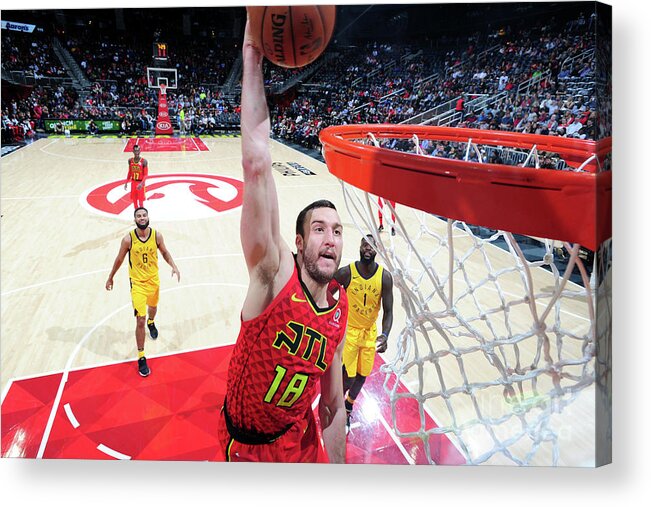 Atlanta Acrylic Print featuring the photograph Miles Plumlee by Scott Cunningham