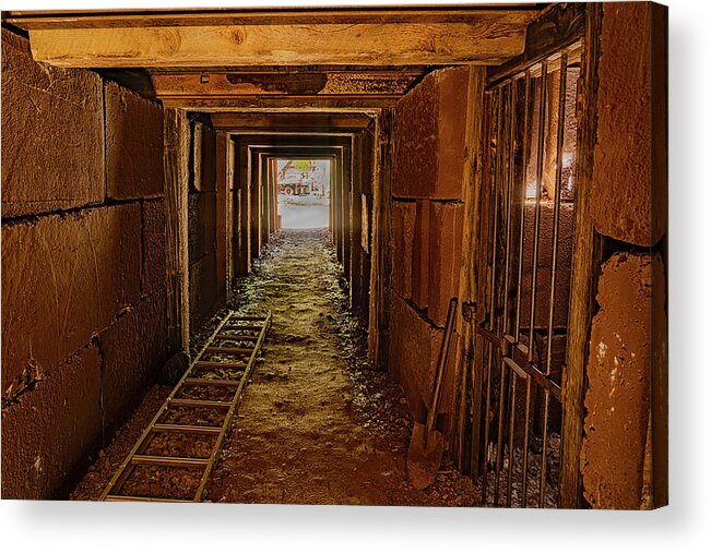  Acrylic Print featuring the photograph Mine Shaft by Al Judge