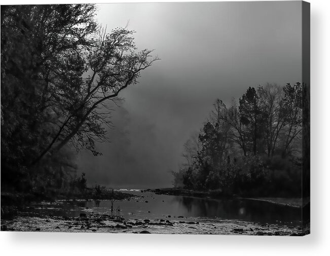 Buffalo River Acrylic Print featuring the photograph Mist on the River by James Barber