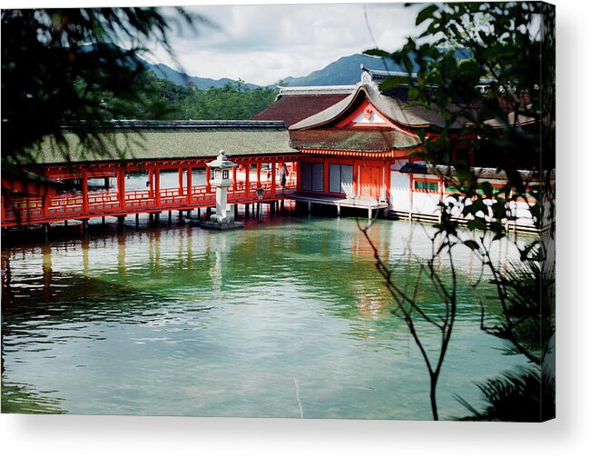 2001 Acrylic Print featuring the photograph Miyajima 04 by Niels Nielsen
