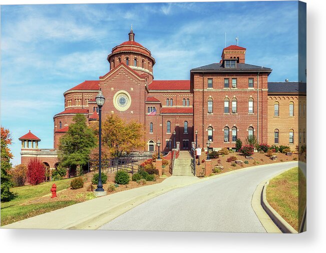 Monastery Acrylic Print featuring the photograph Monastery Immaculate Conception by Susan Rissi Tregoning
