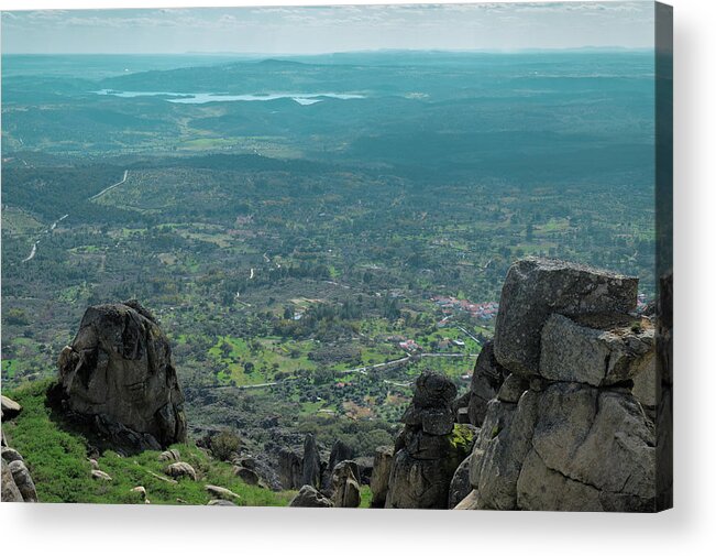 Monsanto Acrylic Print featuring the photograph Monsanto Mountain view by Angelo DeVal