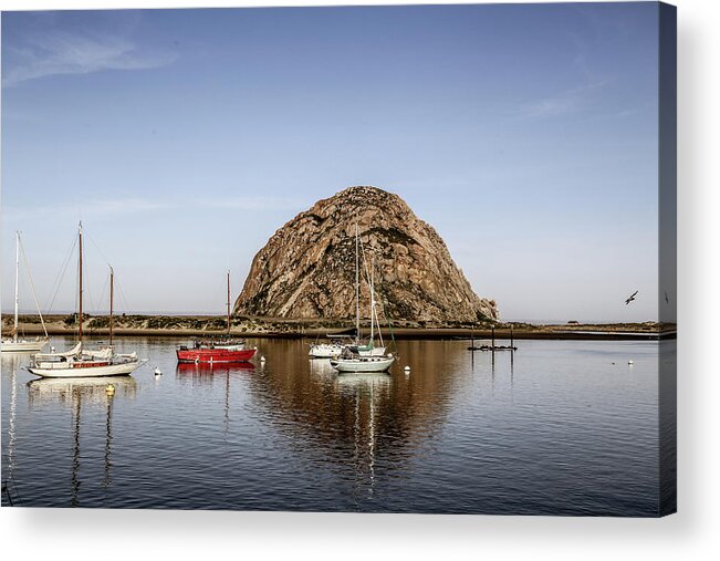 California Acrylic Print featuring the photograph Morro Bay by Alberto Zanoni