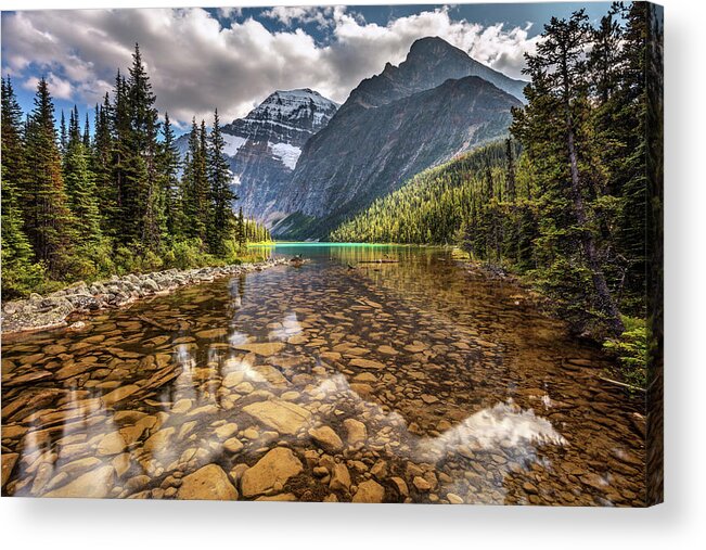 Mount Edith Cavell Acrylic Print featuring the photograph Mount Edith Cavell Splendor by Pierre Leclerc Photography