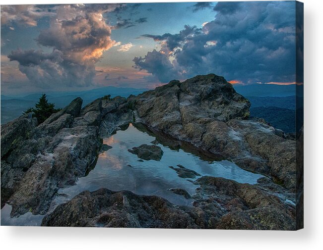 Blue Ridge Mountains Acrylic Print featuring the photograph Mountain Evening by Melissa Southern