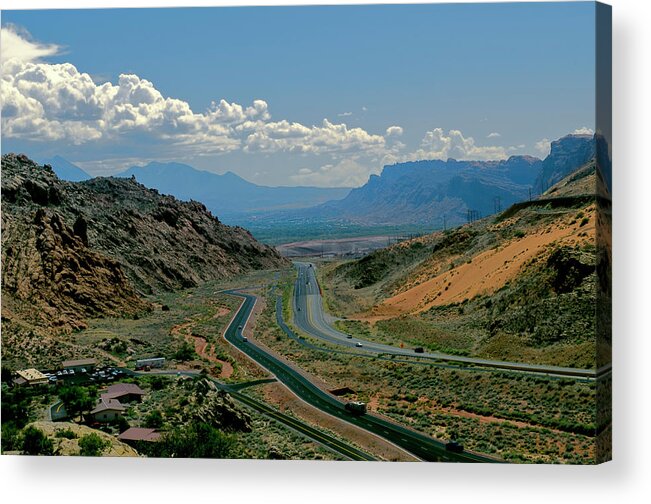 Arches Acrylic Print featuring the photograph Mountain Highway by Segura Shaw Photography