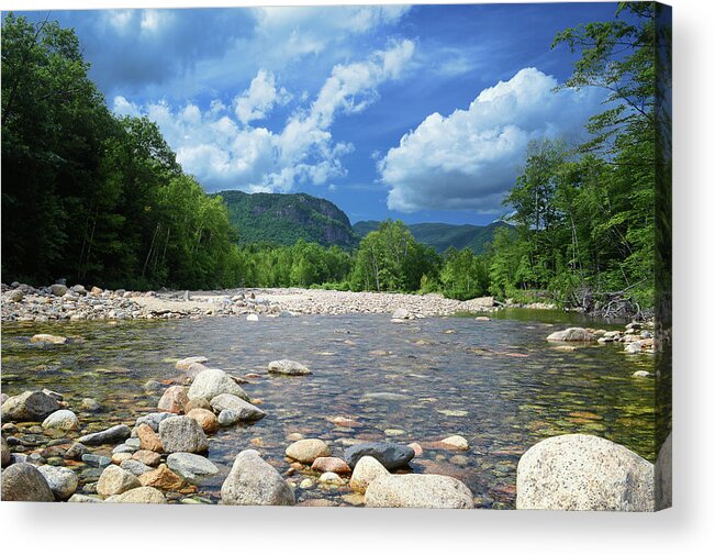 Mountain Acrylic Print featuring the photograph Mountain Stream by Steven Nelson