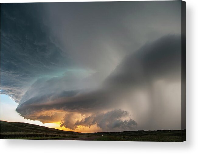 Weather Acrylic Print featuring the photograph Mullen, Nebraska by Colt Forney