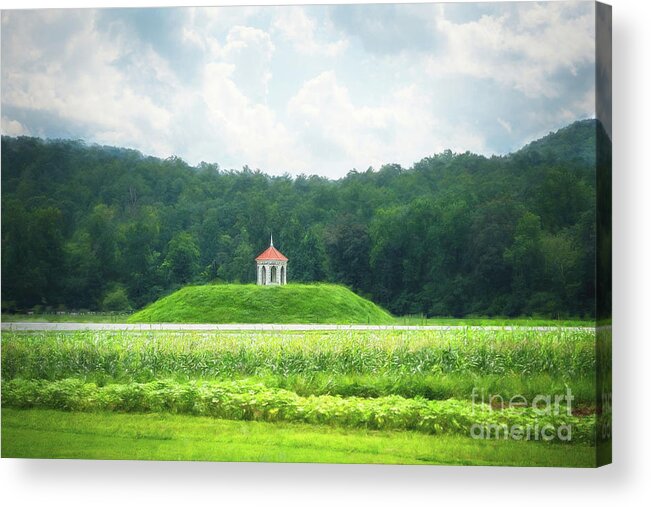 Nacoochee Acrylic Print featuring the photograph Nacoochee Indian Mound by Amy Dundon